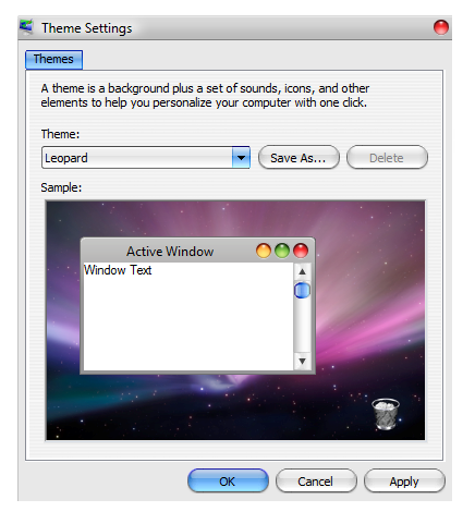 Vista OS X v3: Leopard Transformation Pack for Vista