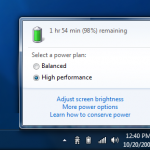 Windows 7 - Battery Life Indicator