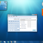 Windows 7 - Calculator on Desktop