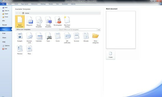 10 640x480 Microsoft Office 2010 Screenshots (14.0.4417.1000) 