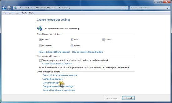 4 Disable HomeGroup In Windows 7 [How To]
