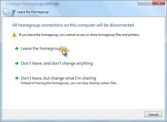 5 Disable HomeGroup In Windows 7 [How To]