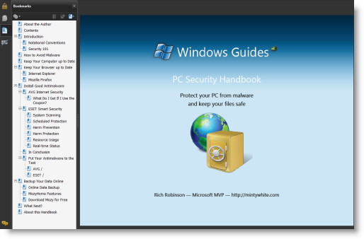 pc security handbook PC Security Handbook Now Available
