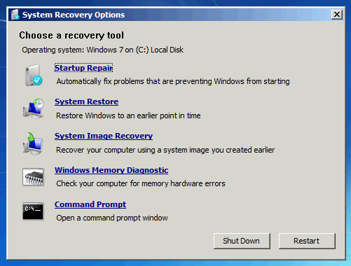 windows7repair6 Create a Bootable Windows 7 System Repair USB Drive [Netbooks]