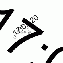 Clock 220x220 ScreenSaver Collection 