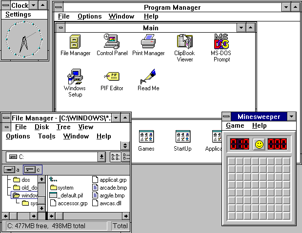 Windows 3.1 screenshot
