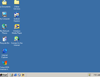 Windows ME (Millennium Edition) screenshot